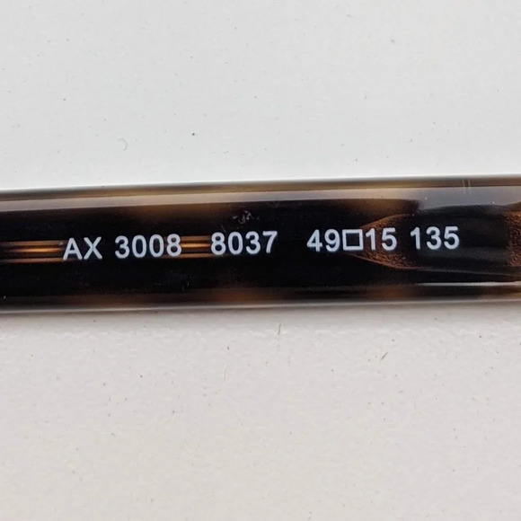 🕶️Armani Exchange AX3008 8037 Eyeglasses 49/15 135 /KAG606🕶️ - Picture 3 of 6